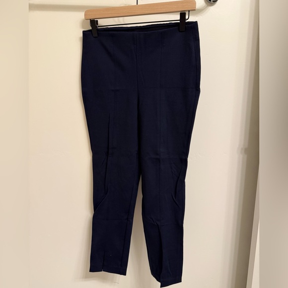 Calvin Klein Pull-on Split Hem Pants - Navy Blue - Picture 2 of 7